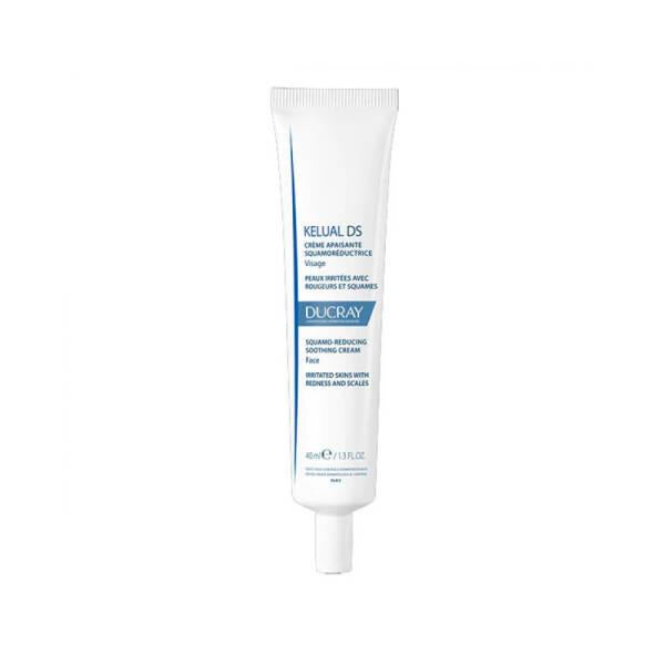 Ducray Kelual DS Soothing Face Cream 40ml - Fragrance-Free Comfort for Sensitive Skin