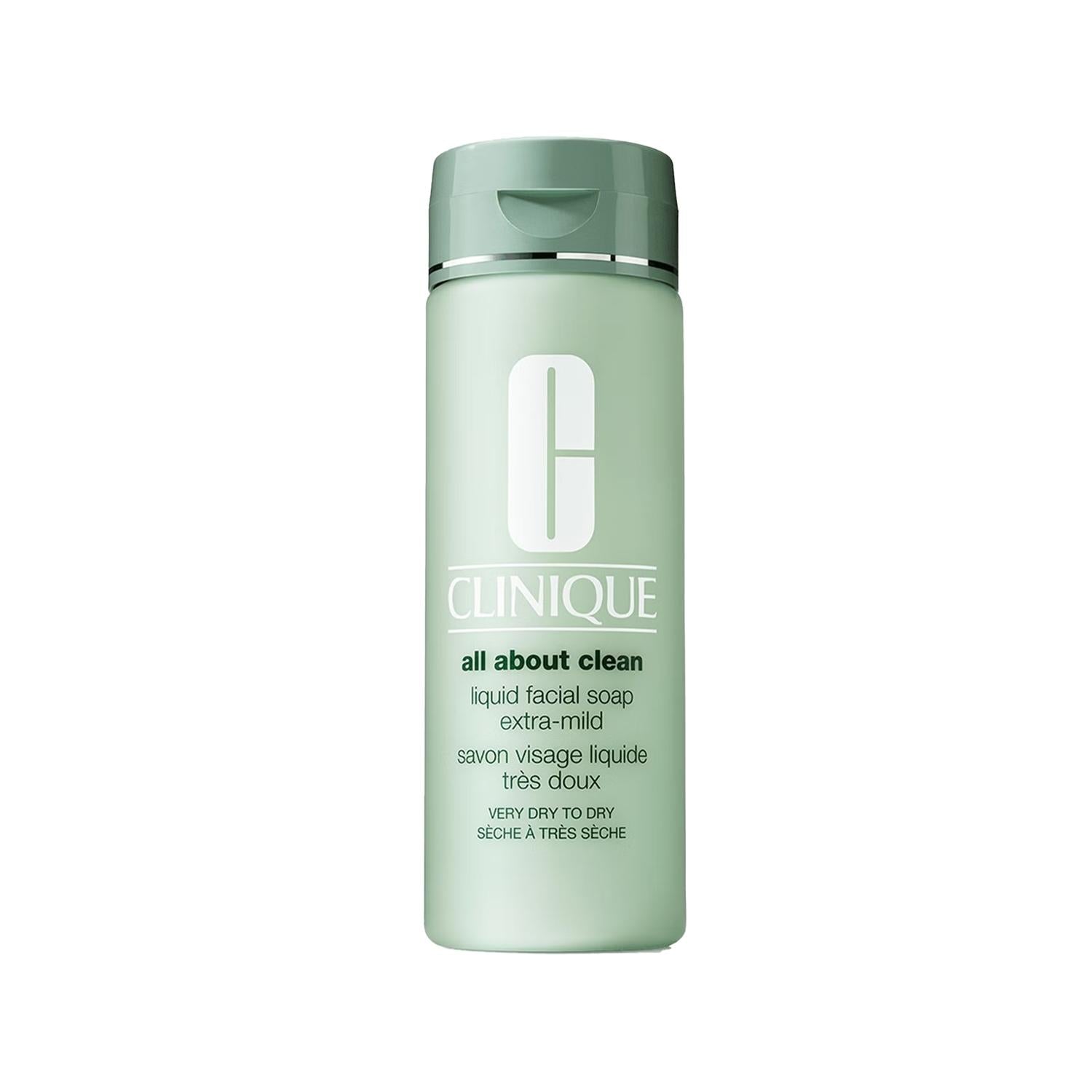 Clinique All About Clean Face Cleansing Gel for Dry Skin - Gentle, Dermatologically Tested, 200ml