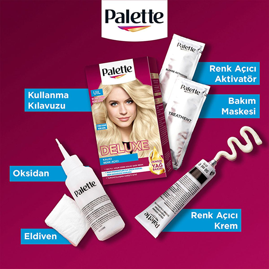 Palette Deluxe Hair Dye - Intense, Long-Lasting Color with Nourishing Properties