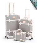 Minimalism 3 Pieces Luggage Set - Light Grey's