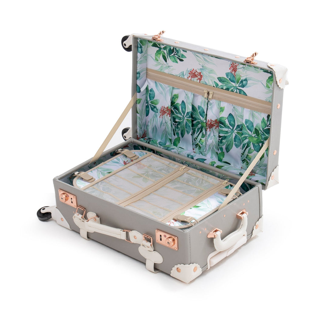 Minimalism 3 Pieces Luggage Set - Light Grey's