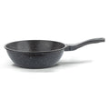 Thermoad 28cm Aluminum Die-Cast Wok Pan Tava - Energy Efficient, Lightweight, Non-Stick Granite Coated, PFOA & PFAS Free