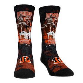 Rock 'Em Socks Ja'Marr Chase - Cincinnati Bengals  - Retro Photo