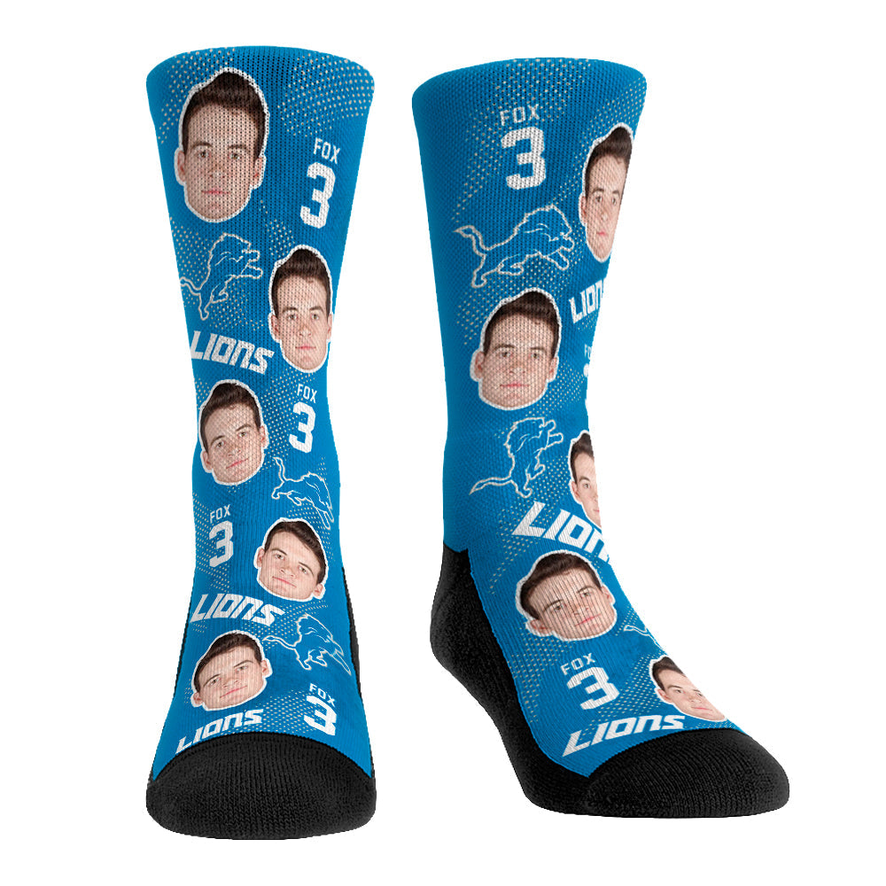 Rock 'Em Socks Rock 'Em Socks Jack Fox - Detroit Lions - Football Guy — main product shot