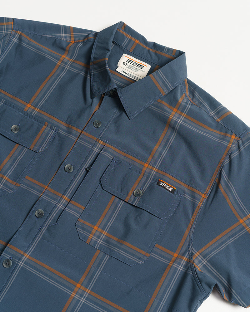 Off The Grid Surplus Jack Knife SS Shirt - Dk Gray Blue — comparison shot