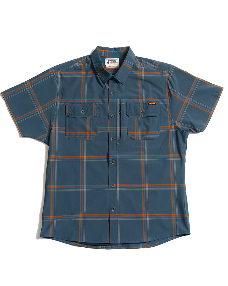 Off The Grid Surplus Jack Knife SS Shirt - Dk Gray Blue — main product shot