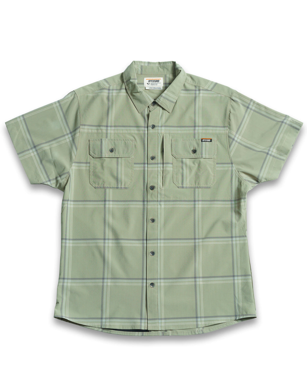 Off The Grid Surplus Jack Knife SS Shirt - Sage Green — main product shot