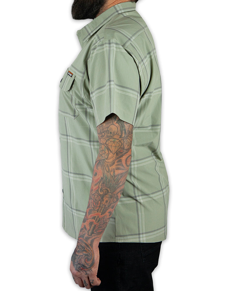 Off The Grid Surplus Jack Knife SS Shirt - Sage Green — alternative angle
