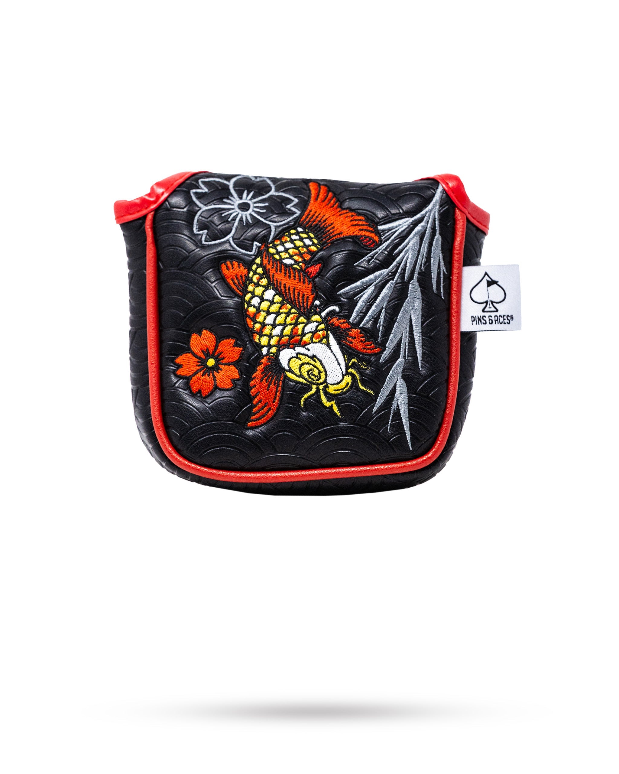 Pins and Aces Koi Flow - Mallet Putter Cover — main product shot