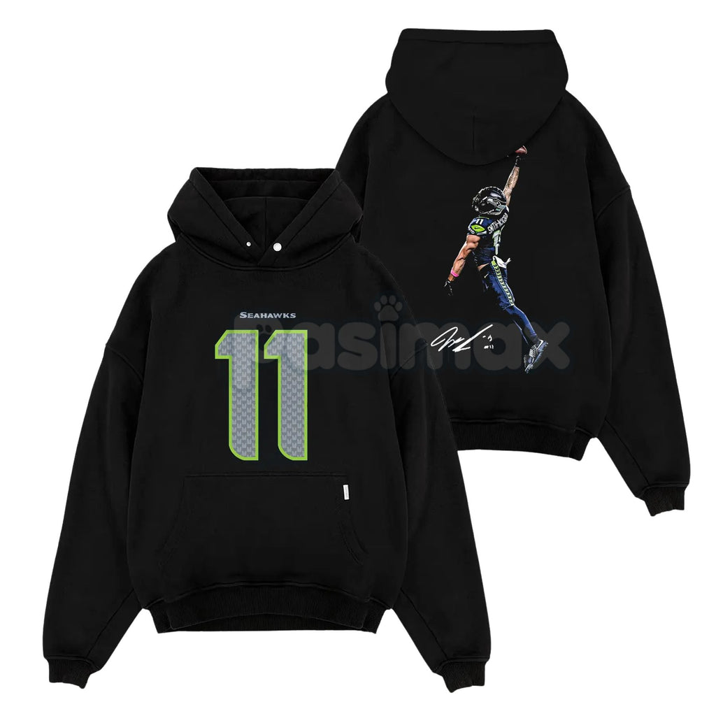 Pasimax Jaxon Smith-Njigba 'POSTERIZED' T-Shirt - Seahawks JSN Graphic Hoodie, 12s Fan Retro Apparel, Cotton Sweatshirt Gift 