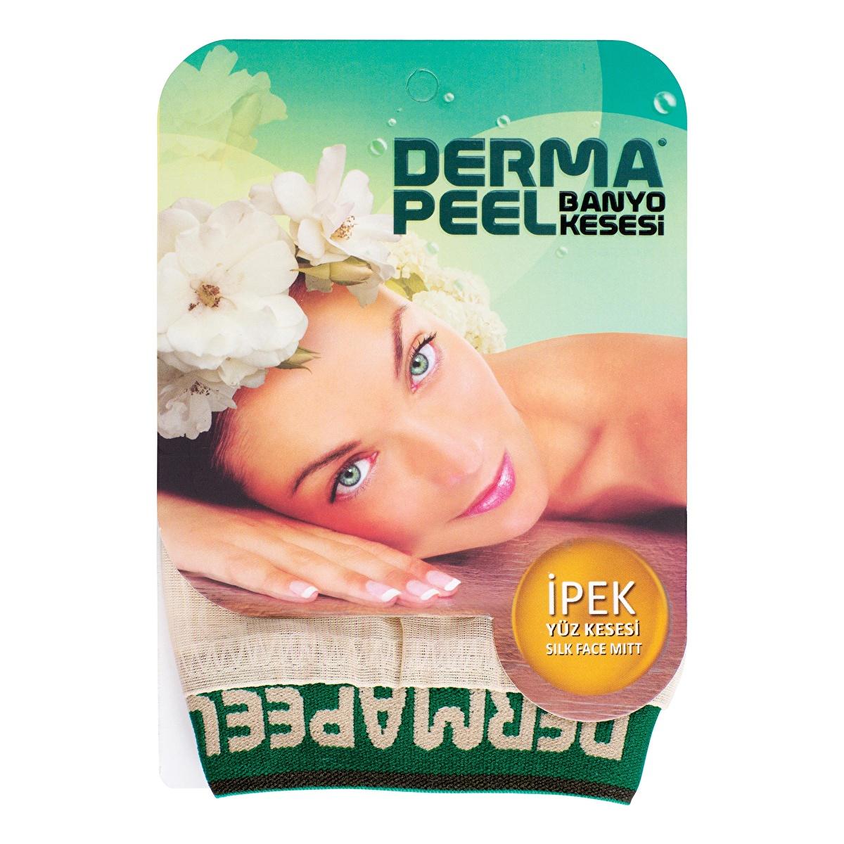 Dermapeel Silk Facial Exfoliating Glove - Natural Skincare, Gentle Exfoliation for Face & Neck
