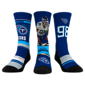 Rock 'Em Socks Jeffery Simmons - Tennessee Titans  - Pro 3-Pack
