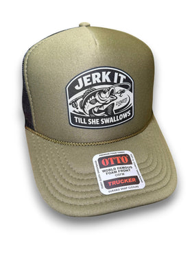 Jerk It Till She Swallows Trucker Hat