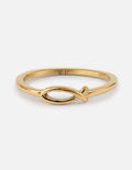 Elevated Faith Jesus Fish Ring — main product shot
