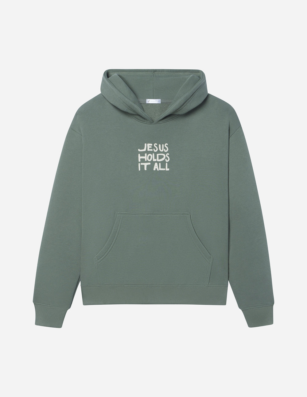 Elevated Faith Jesus Holds It All Unisex Hoodie — fabric or material detail