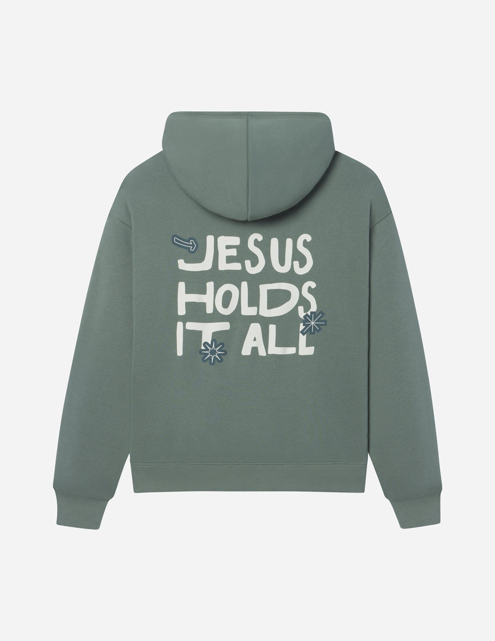 Elevated Faith Jesus Holds It All Unisex Hoodie — feature highlight