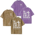 Jesus Gym Shirt – Retro Christian Pump Cover Weightlifting Graphic Tee, Vintage Washed Faith Apparel Lightweight Cotton Activewear Top
