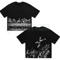 Jesus Print Graphic T-Shirt – Faith Vintage Christian Cross Unisex Cotton Religion Tee