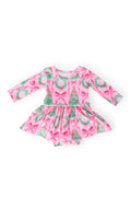 Mila & Rose ® Jingle Bows L/S Twirl Bodysuit — main product shot