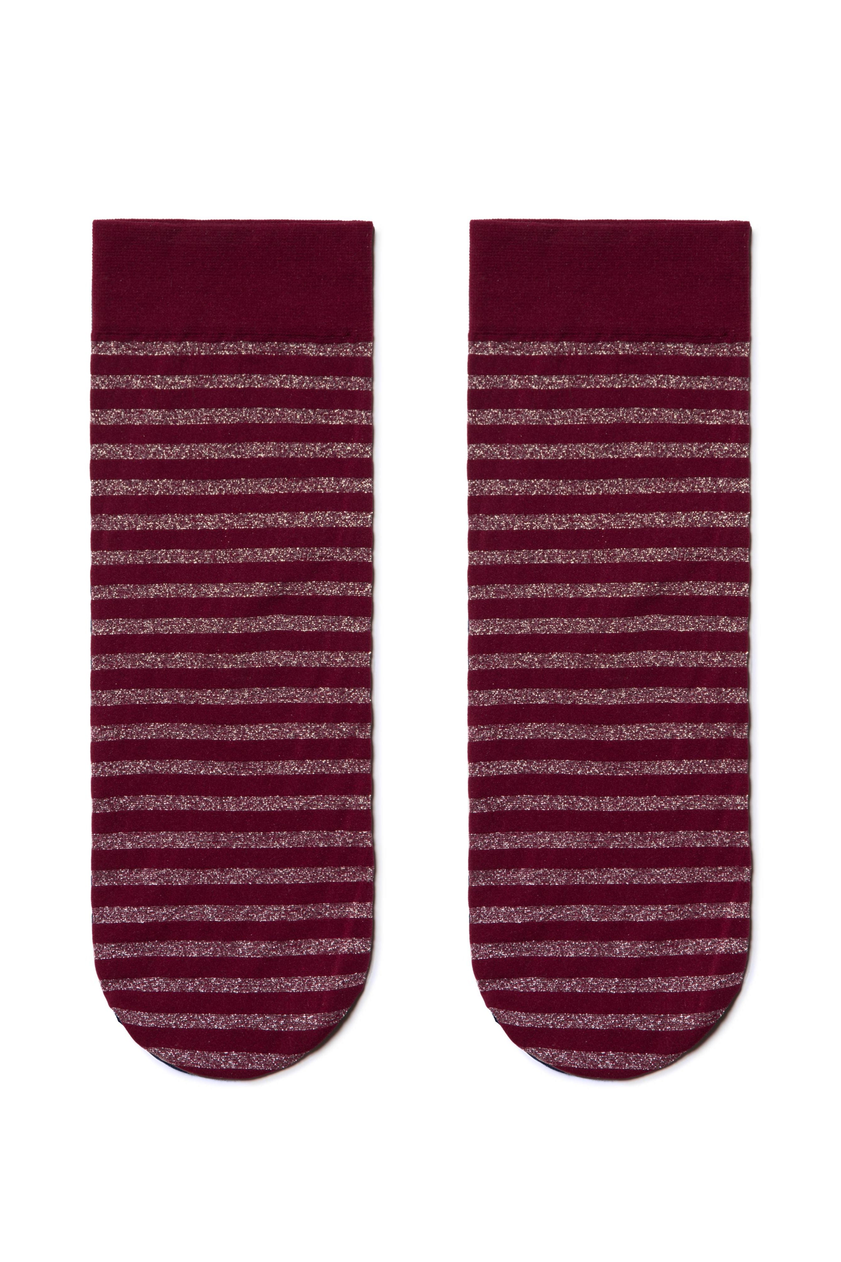 TheRanok.com Socks Conte Fantasy - Shimmering Stripe — back view