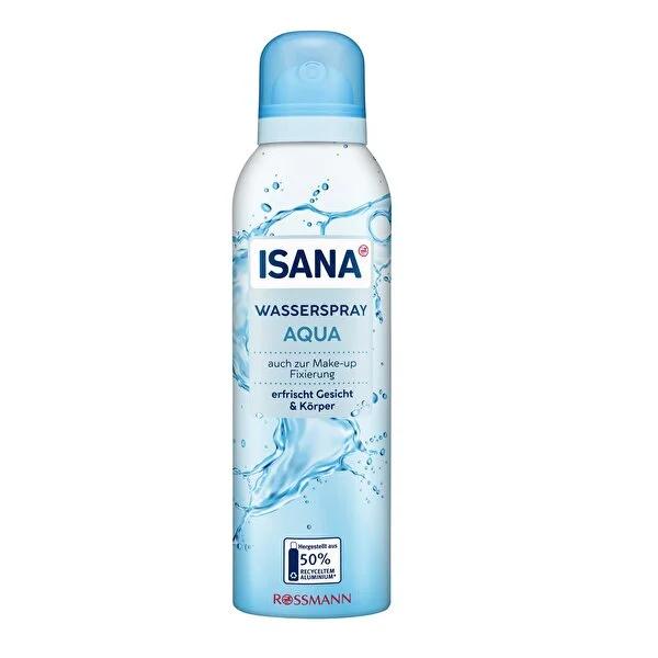 Isana Aqua Facial Spray: Refreshing Face Mist for Instant Hydration & Makeup Setting | Cooling & Revitalizing Skin (5.07 fl oz)