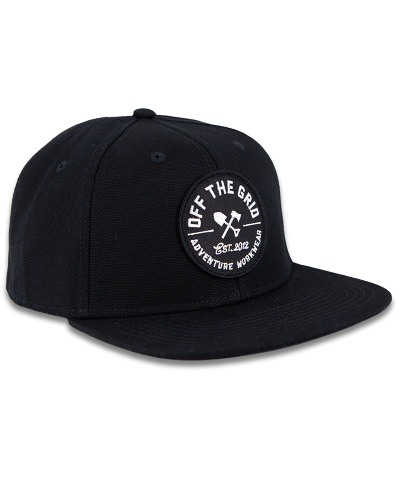Off The Grid Surplus Jobsite Hat — in-use photo