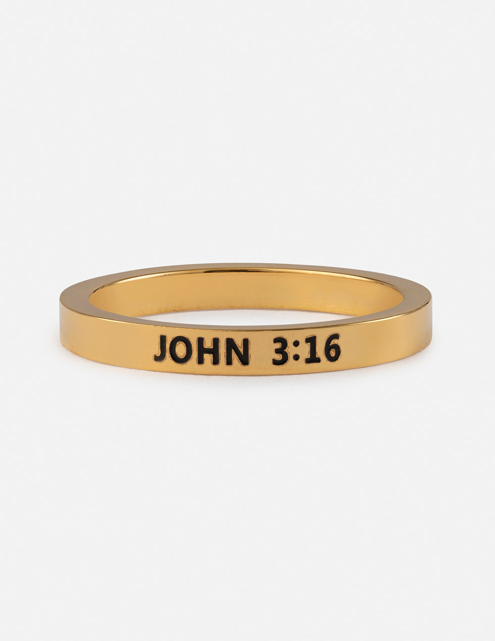 Elevated Faith John 3:16 Ring — main product shot