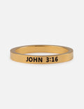 Elevated Faith John 3:16 Ring — main product shot