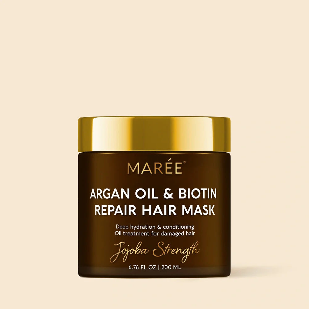 Maree Argan Oil & Biotin Hair Repair Mask — color detail