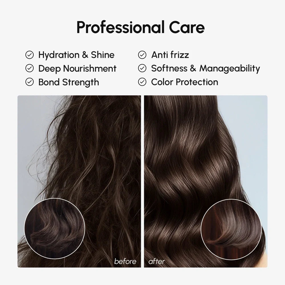 Maree Argan Oil & Biotin Hair Repair Mask — side view