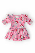 Mila & Rose ® Jolly Old Saint Nick Twirl Flutter Bodysuit — main product shot
