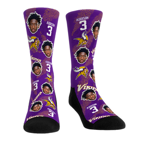 Rock 'Em Socks Jordan Addison - Minnesota Vikings - Football Guy