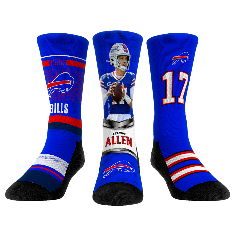 Rock 'Em Socks Rock 'Em Socks Josh Allen - Buffalo Bills  - Pro 3-Pack — main product shot