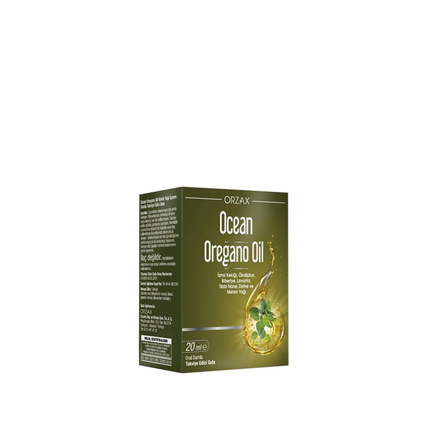 Orzax Oregano Oil Supplement: Natural Immune Support & Antioxidant Power | 20 ml Bottle