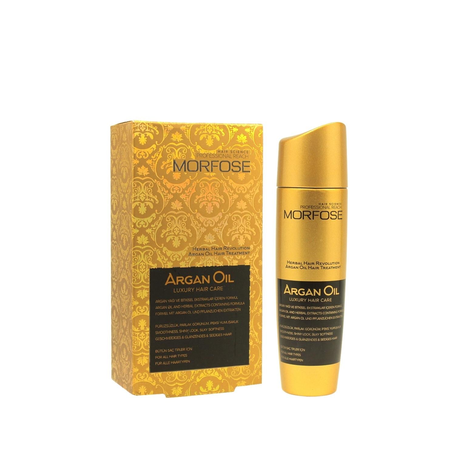 Morfose Luxury Hair Care Argan Oil 100ml - Nourishing Hair Care Oil for Dry & Damaged Hair