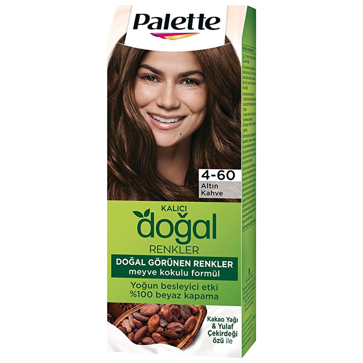 Palette Permanent Natural Color Hair Dye - 4-60 Golden Brown | 4.23 fl. oz.