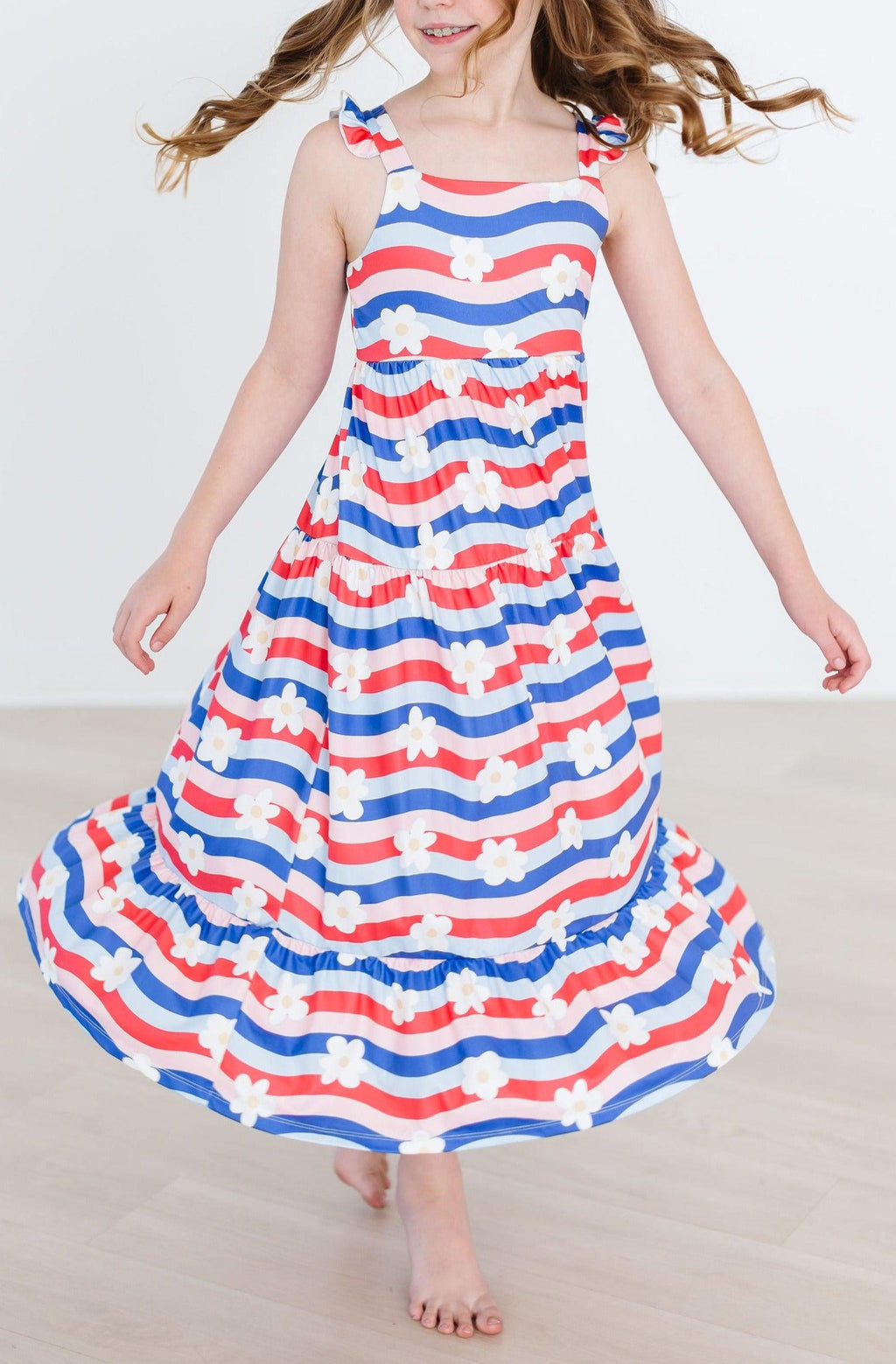 Mila & Rose ® July Vibes Ruffle Maxi Dress — main product shot