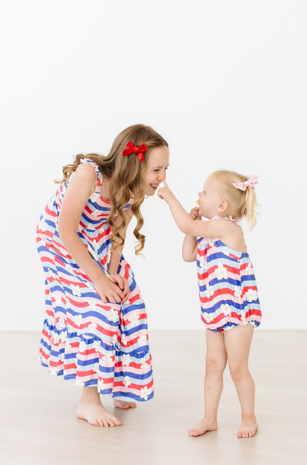 Mila & Rose ® July Vibes Ruffle Maxi Dress — detail close-up