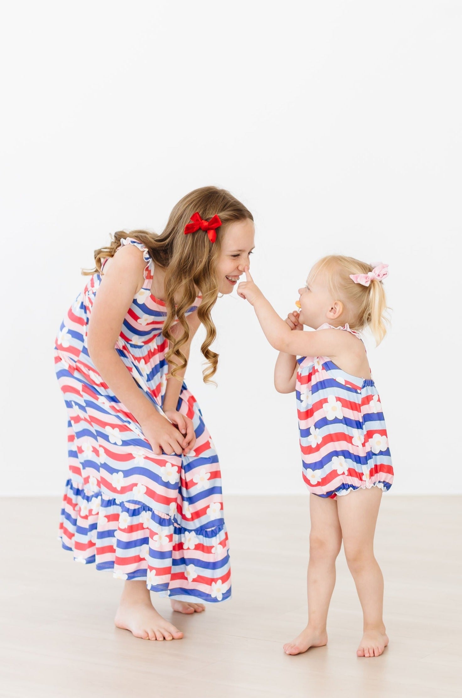 Mila & Rose ® July Vibes Ruffle Maxi Dress — detail close-up
