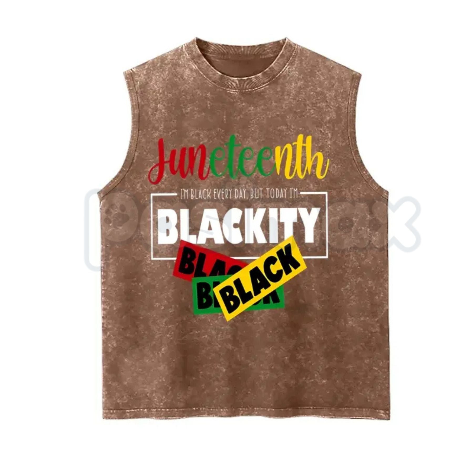 Juneteenth 1865 Freeish Tank Top – Black History Vintage Washed Shirt, Retro African American Freedom Graphic Tee, Juneteenth Celebrating Top
