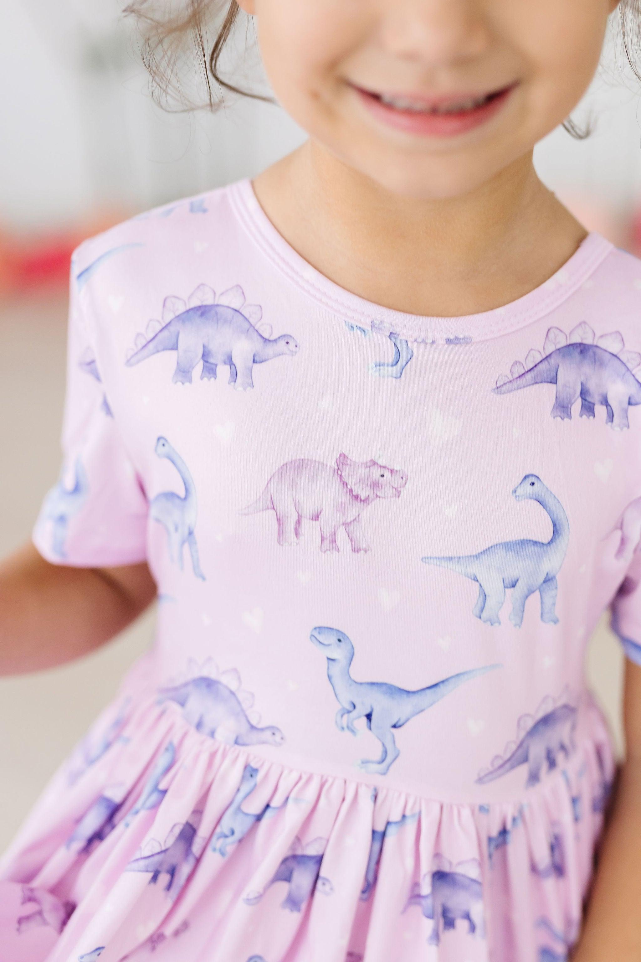 Mila & Rose ® Jurassic Joy S/S Pocket Twirl Dress — back view
