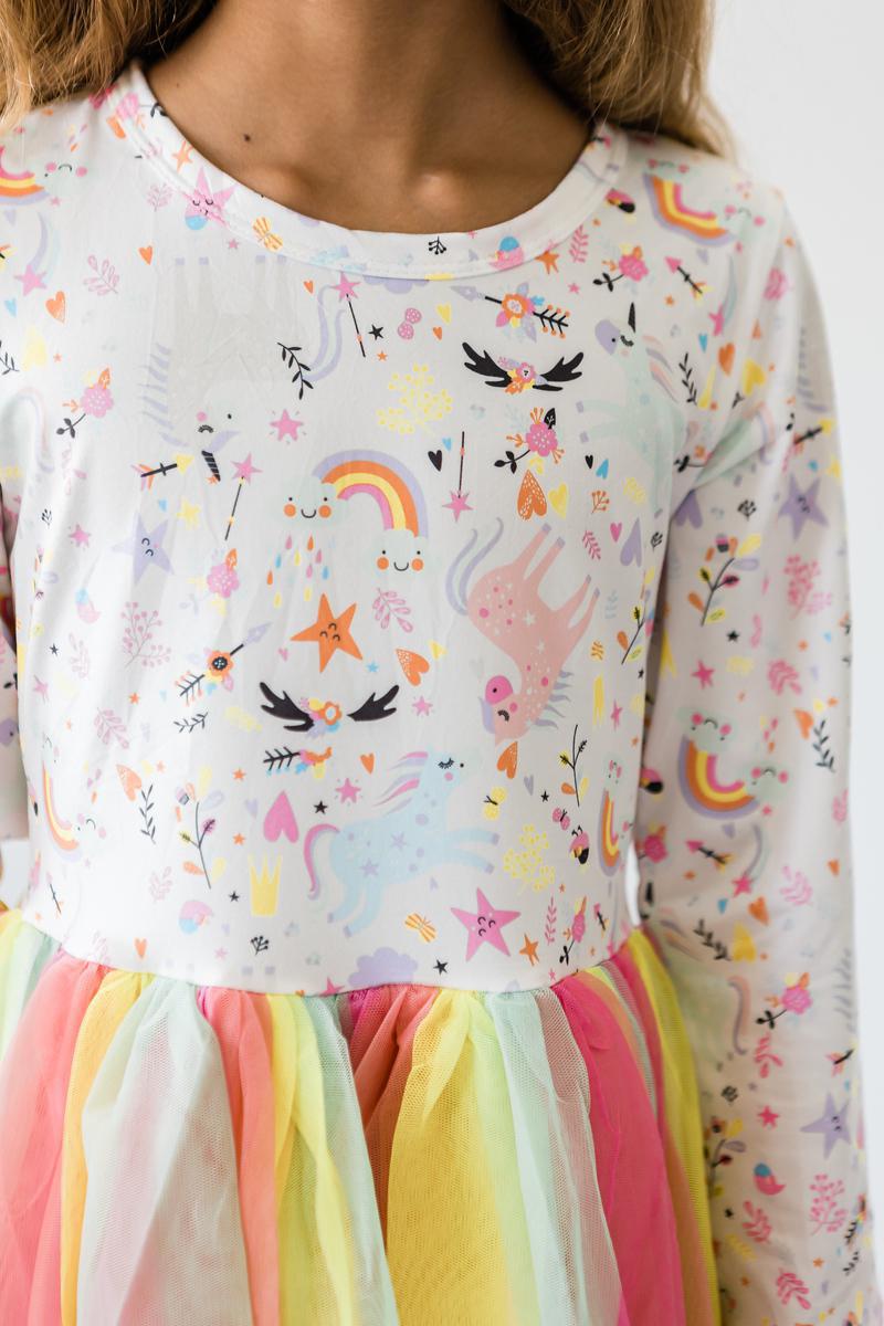 Mila & Rose Just Like Magic long-sleeve tutu dress — twirl-tested full-circle skirt