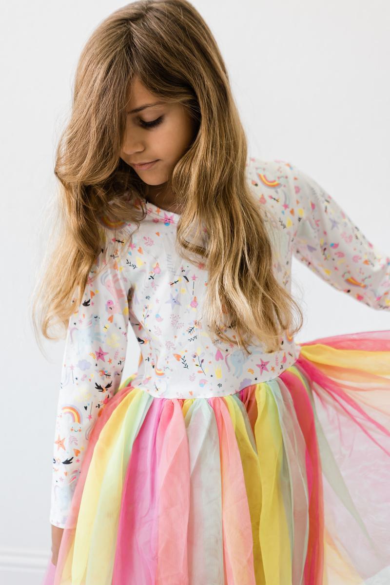 Mila & Rose Just Like Magic long-sleeve tutu dress — twirl-tested full-circle skirt