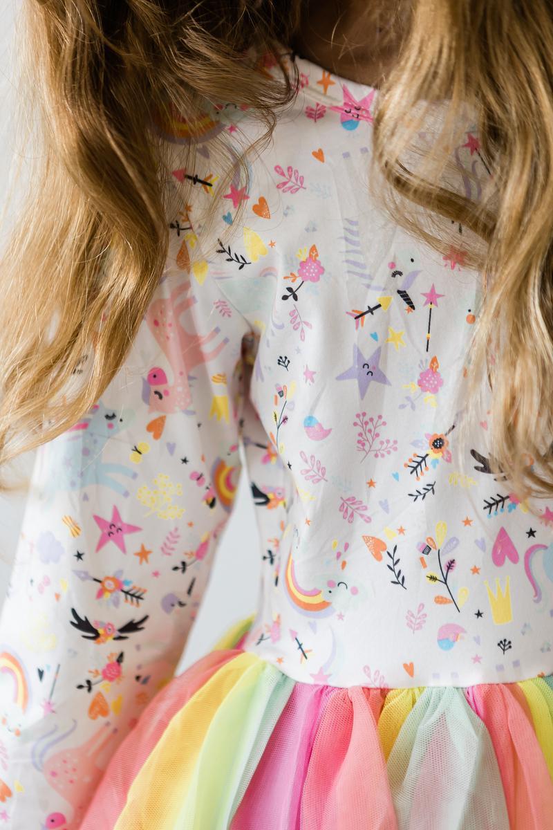 Mila & Rose Just Like Magic long-sleeve tutu dress — twirl-tested full-circle skirt