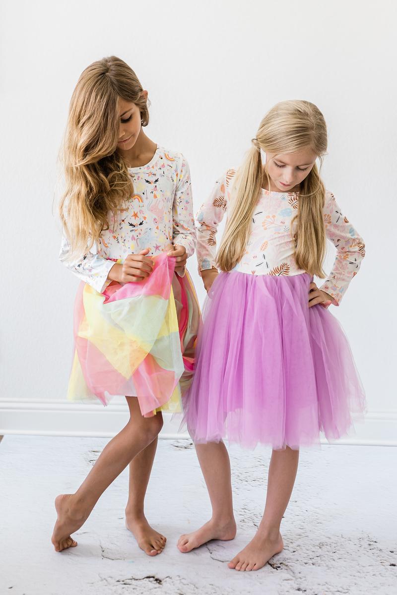 Mila & Rose ® Just Like Magic L/S Tutu Dress — back view