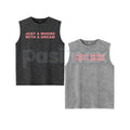 Just A Whore With A Dream Tank Top – Funny Sarcastic Graphic Vest, Retro Acid Wash Lightweight Cotton Unisex Sleeveless Edge Top