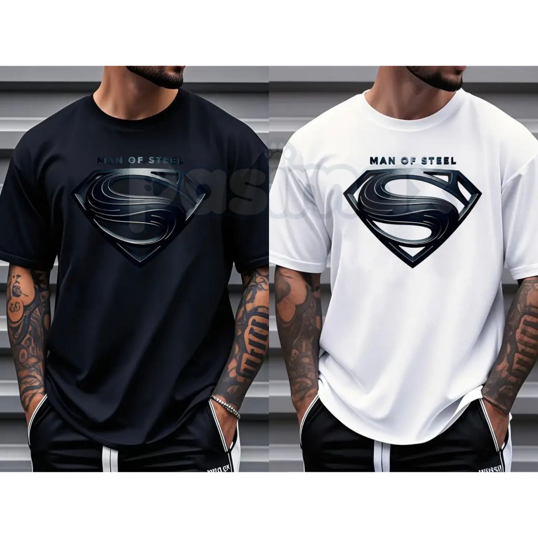 Justice League Men's Plus Size Casual T-Shirt – Iconic DC Comics Crew Neck Graphic Tee, Premium 100% Cotton Superhero Top, Soft Lived-In Heavyweight Big & Tall League Shirt, Made in USA