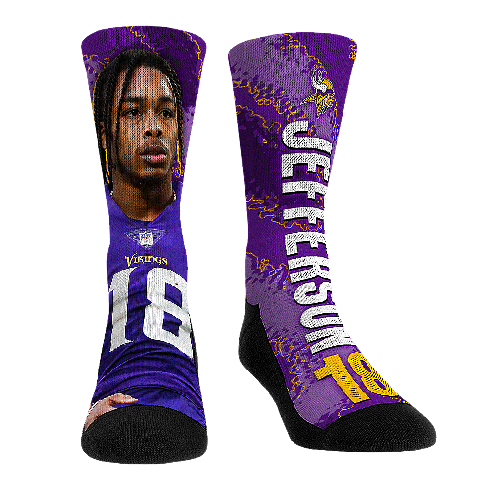 Rock 'Em Socks Rock 'Em Socks Justin Jefferson - Minnesota Vikings  - Big Player — main product shot
