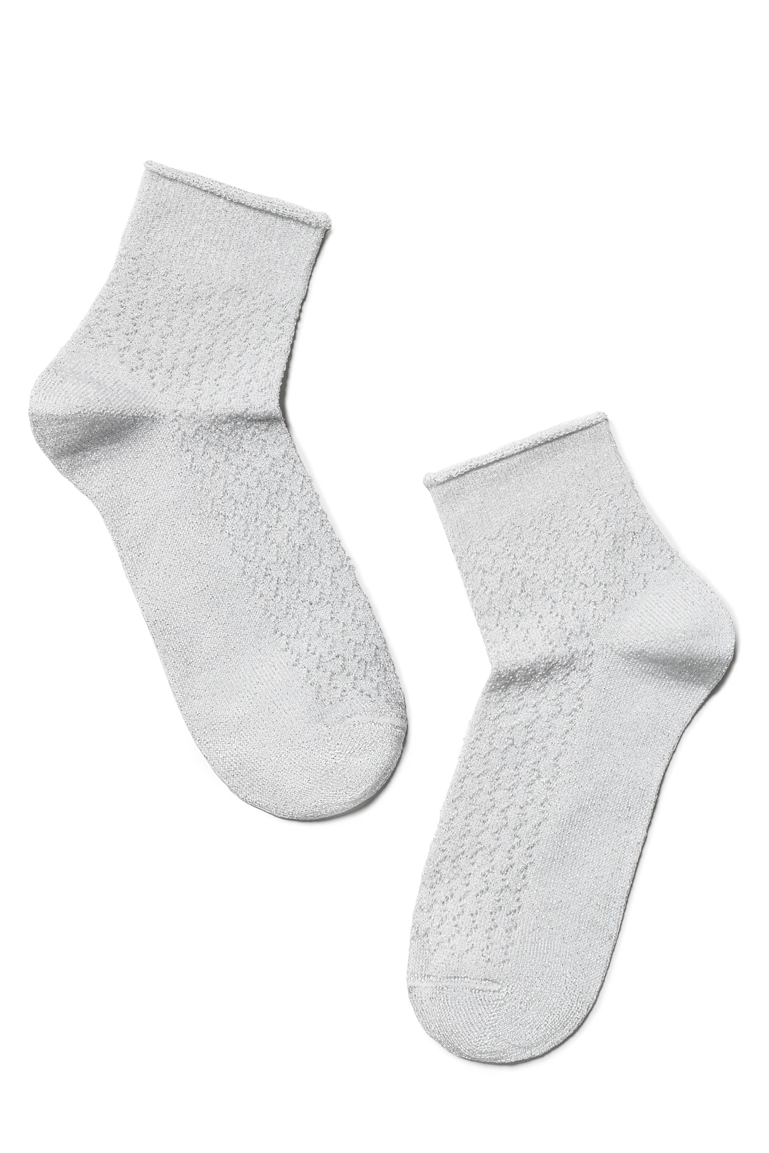 TheRanok.com Conte Socks Ajour - 180 Made of Viscose With Lurex — size reference