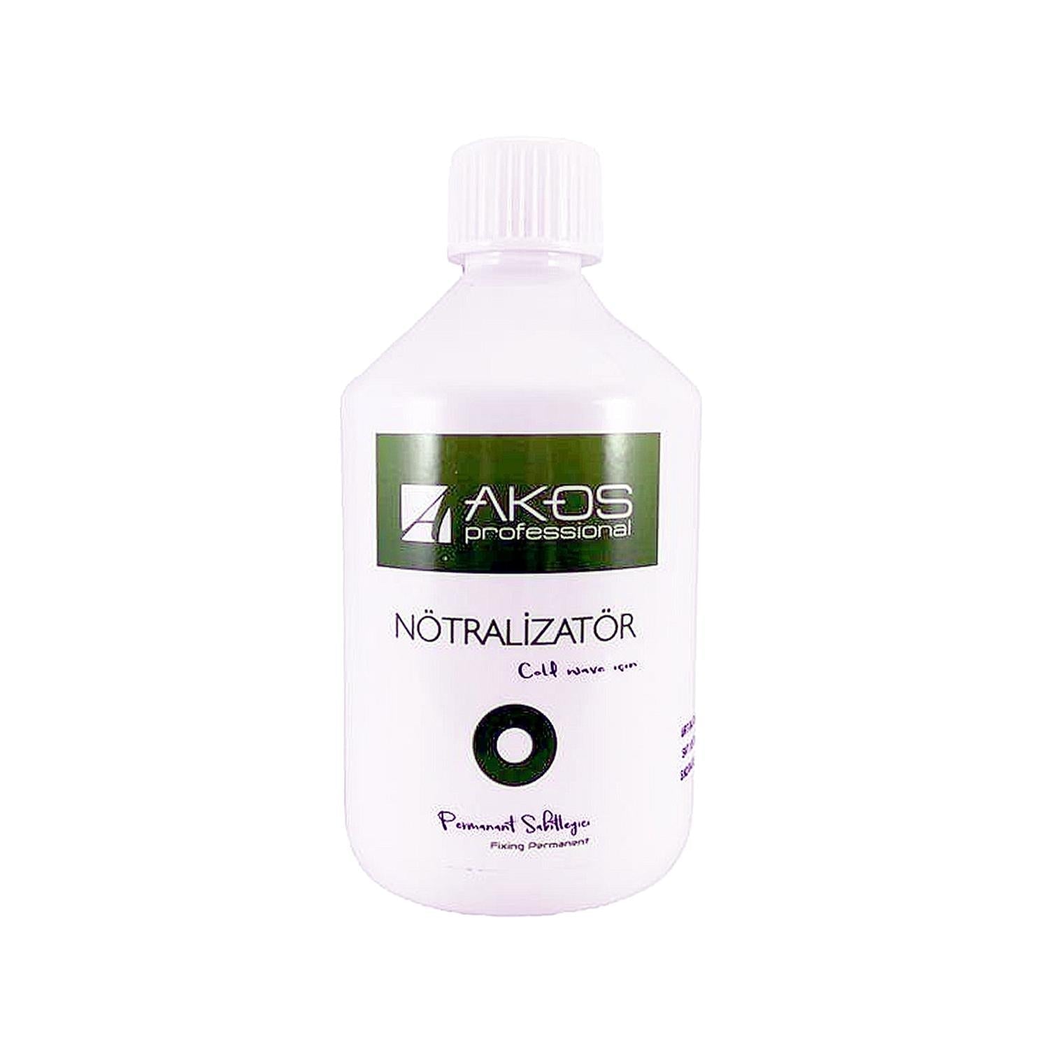 Akos Hair Neutralizer & Stabilizer 500ml - Professional Hair Care for Chemically Treated Hair
